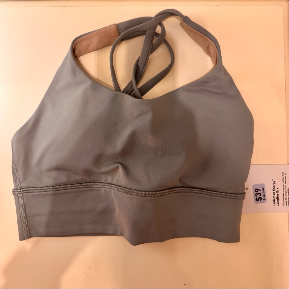 Lululemon Athletica Gray Sports Bra Intimates